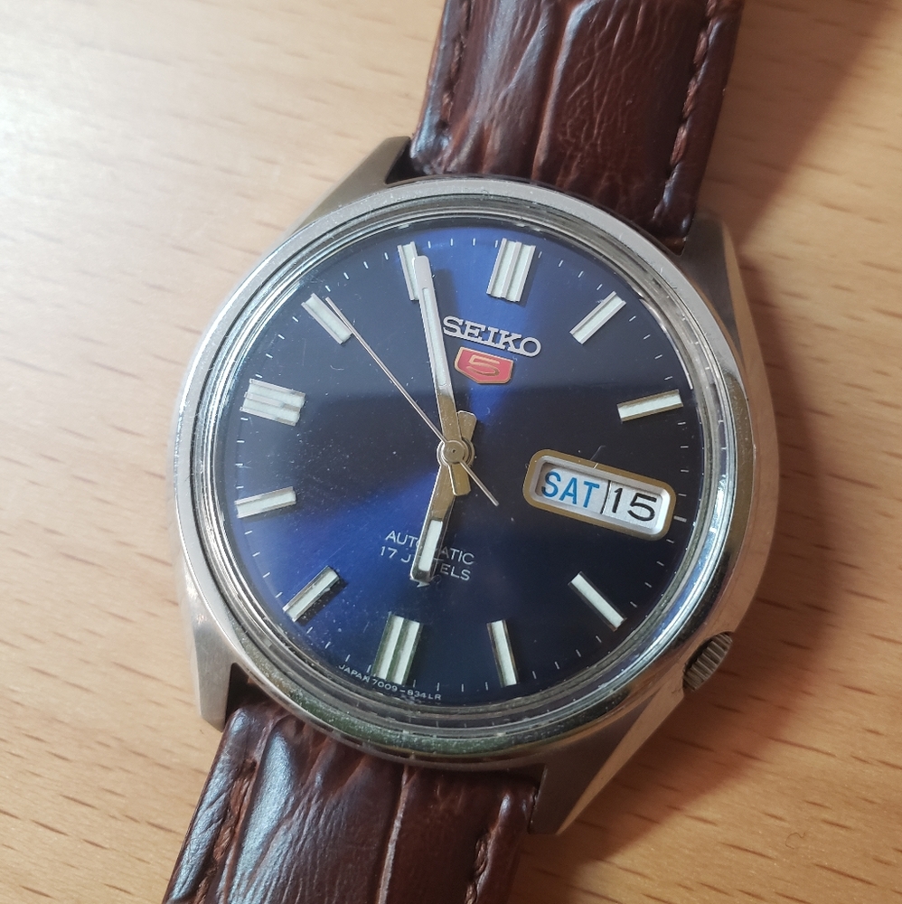 Seiko 5 automatic 38mm watch